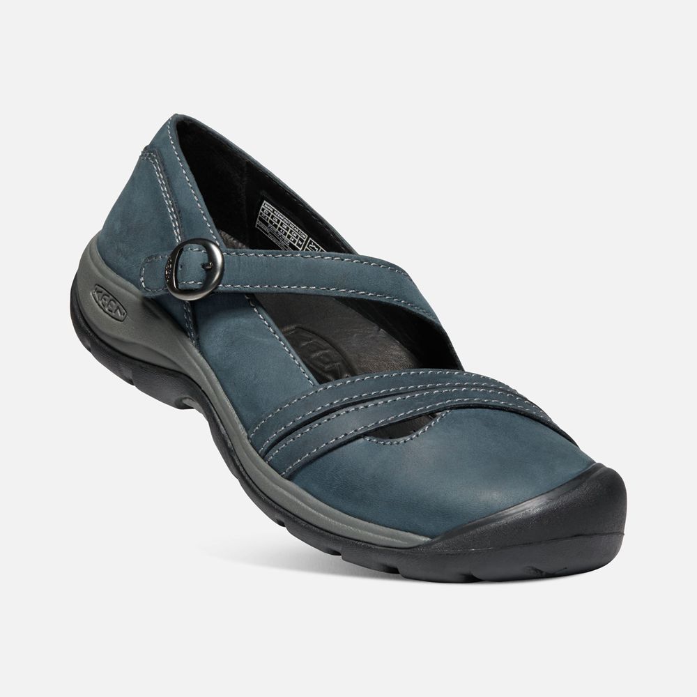 Slip-On Keen Femme Bleu | Presidio Ii Cross Strap | VFRZW-2408